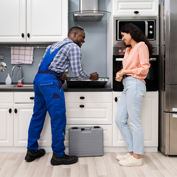 what kind of warranty do you offer on your cooktop repair services in Fairview